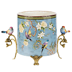 Фарфоровое кашпо с птицами Eden Garden варинант исполнения - 1 | Loft Concept в Казани