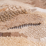 Тканый вручную монументальный настенный гобелен Earth Flow варинант исполнения - 2 | Loft Concept в Казани