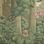 Обои ручная роспись Redwoods Sequoia colourway on Aurore scenic paper варинант исполнения - 1 | Loft Concept в Казани