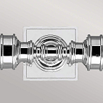 Бра для ванных комнат горизонтальное с двумя матовыми стеклянными цилиндическими плафонами Feiss варинант исполнения - 2 | Loft Concept в Казани