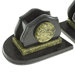 Настольный письменный набор из змеевика из 7-ми элементов Successful Leader варинант исполнения - 5 | Loft Concept в Казани