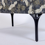 Банкетка с принтом из журавлей Crane варинант исполнения - 4 | Loft Concept в Казани