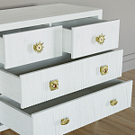 Бельевой Комод с 4 ящиками Elsa Dreams White варинант исполнения - 3 | Loft Concept в Казани