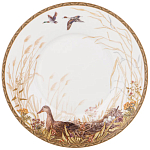 Чайная пара из фарфора с изображением утки и лисы 300 мл Hunting Porcelain Collection варинант исполнения - 2 | Loft Concept в Казани