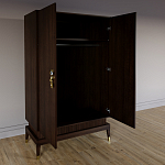 Платяной шкаф Elsa Dreams Walnut с 2-мя фасадами варинант исполнения - 1 | Loft Concept в Казани