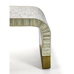 Стол журнальный Белый  BONE INLAY SIDE TABLE-Cream варинант исполнения - 3 | Loft Concept в Казани