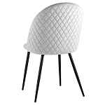 Мягкий стул в сером велюре Miruna Chair варинант исполнения - 4 | Loft Concept в Казани