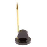 Часы настольные с ручкой из натурального камня Stone Clock варинант исполнения - 3 | Loft Concept в Казани