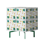 Тумба  с рисунком ShortT Pina Colada Green варинант исполнения - 2 | Loft Concept в Казани