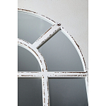 Зеркало-окно с эффектом старения в венецианском стиле Venetian White Mirror варинант исполнения - 3 | Loft Concept в Казани