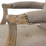 Кресло Aubrey Classical Armchair brown flax варинант исполнения - 4 | Loft Concept в Казани