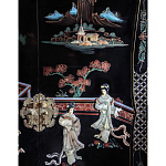 Шкаф черный в китайском стиле  Chinese Cabinet Black варинант исполнения - 2 | Loft Concept в Казани