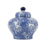 Ваза с крышкой в китайском стиле Гранатовое дерево Blooming Pomegranate варинант исполнения - 9 | Loft Concept в Казани