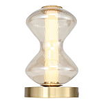 Настольная лампа светодиодная с волнообразным стеклянным плафоном Amphora of Light варинант исполнения - 3 | Loft Concept в Казани