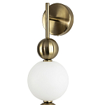Бра с плафонами шарами из акрила и металла Crystal Globule Spheres Wall Lamp варинант исполнения - 2 | Loft Concept в Казани