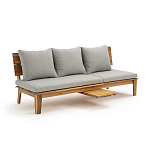 Садовый диван-трансофрмер Kate серый варинант исполнения - 1 | Loft Concept в Казани