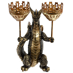 Подсвечник в виде дракона Dragon with Two Candlesticks варинант исполнения - 9 | Loft Concept в Казани