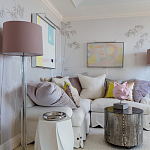 Обои ручная роспись Bamboo Special Colourway on Natural Mica metallic silk варинант исполнения - 1 | Loft Concept в Казани