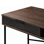 Стол рабочий в стиле лофт с ящиком и нишей для хранения Urban Style Space 2 варинант исполнения - 3 | Loft Concept в Казани