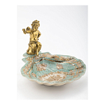 Блюдо с бронзовым ангелом Porcelain Angels of Paradise варинант исполнения - 2 | Loft Concept в Казани