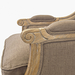Кресло William Classical Armchair brown flax варинант исполнения - 4 | Loft Concept в Казани