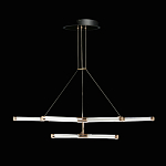 Люстра с геометрической конструкцией из вытянутых цилиндрических плафонов Hex Scaffold  варинант исполнения - 4 | Loft Concept в Казани