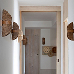 Бра плетеное из ротанга Chainmail варинант исполнения - 3 | Loft Concept в Казани