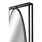 Зеркало овальное в металлической оправе в стиле лофт Urban Style Space варинант исполнения - 3 | Loft Concept в Казани