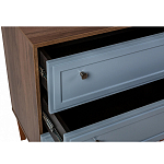 Комод серый из массива бука с 3-мя ящиками Wenge Light варинант исполнения - 3 | Loft Concept в Казани