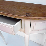 Деревянная консоль с ящиком в стиле прованс Montmartre Provence Connsole Table варинант исполнения - 3 | Loft Concept в Казани