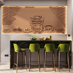 Барельеф OWLS варинант исполнения - 1 | Loft Concept в Казани