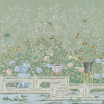 Обои ручная роспись Temple Newsam Mercury Grey варинант исполнения - 1 | Loft Concept в Казани