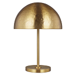 Настольная лампа с полусферическим абажуром золотого цвета Generation Lighting варинант исполнения - 1 | Loft Concept в Казани