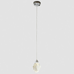 Подвесной светильник с хрустальным плафоном хром Esme Crystal Chrome Hanging Lamp варинант исполнения - 2 | Loft Concept в Казани
