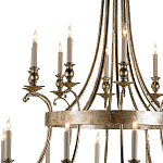 Люстра большая двухъярусная на 30 ламп Grand Chandelier варинант исполнения - 1 | Loft Concept в Казани