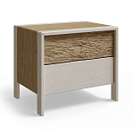 Тумба 2 ящика с подсветкой на рельефном фасаде Warm Industrial варинант исполнения - 7 | Loft Concept в Казани