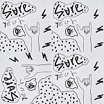 Плитка с узором Граффити 3 варинант исполнения - 1 | Loft Concept в Казани