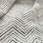 Мебельная ткань Шенилл черно-белый принт 145 см T3-38 варинант исполнения - 1 | Loft Concept в Казани