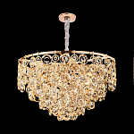 Люстра каскадная с подвесками в форме колец Galaxy of Light варинант исполнения - 6 | Loft Concept в Казани