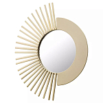 Зеркало-солнце круглое с золотистыми лучами SunMoon  варинант исполнения - 1 | Loft Concept в Казани