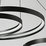 Люстра подвесная светодиодная в виде волнообразной ленты Ribbon Vortex варинант исполнения - 7 | Loft Concept в Казани