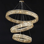 Хрустальная Люстра Элизабет из трех колец Золото  варинант исполнения - 1 | Loft Concept в Казани