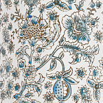 Настольная лампа цилиндрическая с цветочной росписью Lamp Flower Painting варинант исполнения - 1 | Loft Concept в Казани