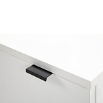 Тумба прикроватная белая с ящиками Strict Lines варинант исполнения - 4 | Loft Concept в Казани