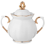 Чайный сервиз из фарфора со стразами на 6 персон 15 предметов Shine Porcelain варинант исполнения - 2 | Loft Concept в Казани