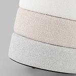 Пуф Three Colors в ткани букле из трех цветов  варинант исполнения - 5 | Loft Concept в Казани