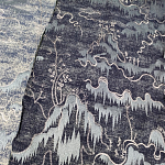 Мебельная ткань Вышивка серый цвет 130 см T2-39 варинант исполнения - 1 | Loft Concept в Казани