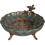 Блюдо фарфоровое Птица на ветке Flora варинант исполнения - 2 | Loft Concept в Казани