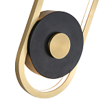 Бра с овальной рамой цвета латунь Midnight Orbit варинант исполнения - 2 | Loft Concept в Казани