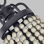 Люстра с 6-ю лампами и кремовыми деревянными бусинами Feiss варинант исполнения - 6 | Loft Concept в Казани